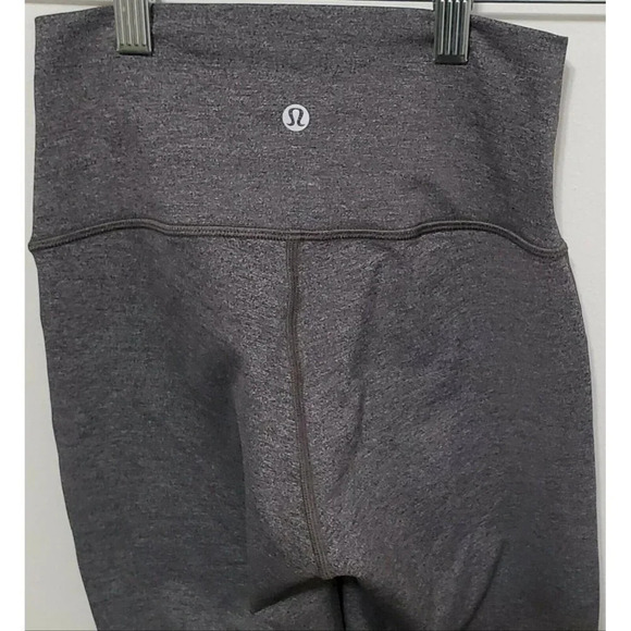 Lululemon Wunder Under Pant Hi Rise Yoga Heathered - Picture 6 of 8